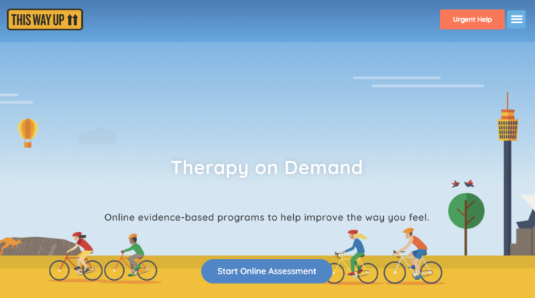 This Way Up - online mental health support.