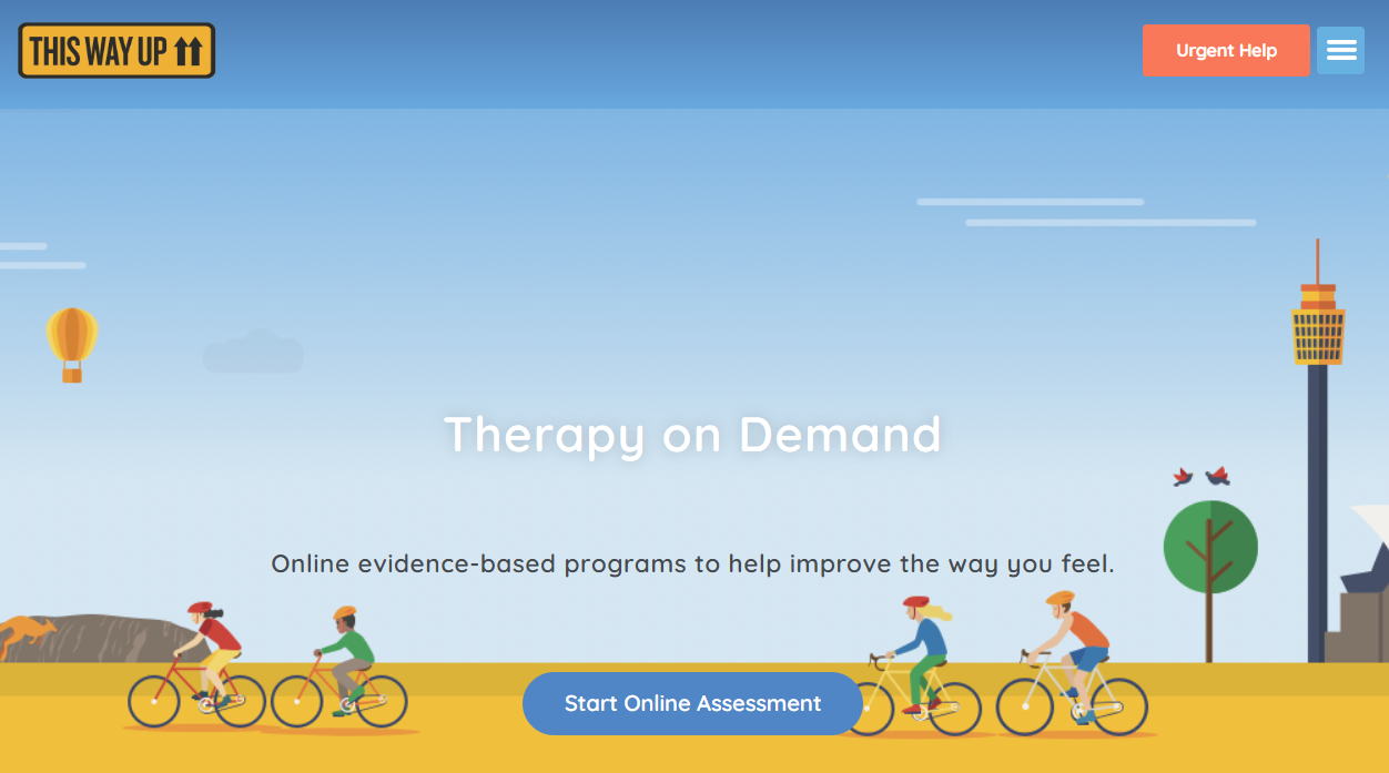 This Way Up - online mental health support.